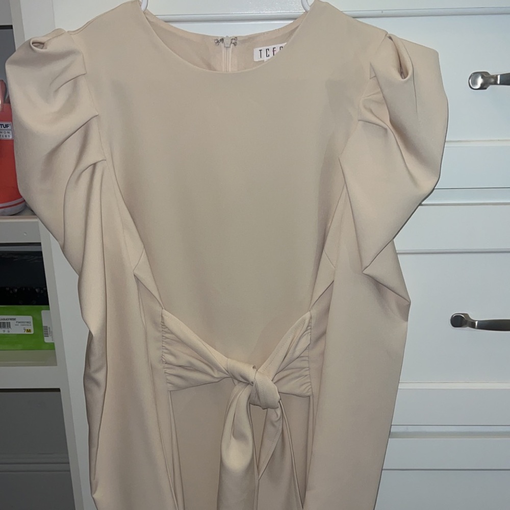 Tcec dress with tie